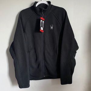 Spyder Steller Full Zip Jacket for Men Black Med